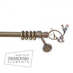 Anartisi Metal Curtain Rod  Triantafylo Φ25 Bronzed