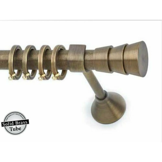 Anartisi Metal Curtain Rod  Triplo Φ25  Bronzed
