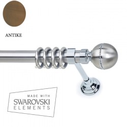 Anartisi Metal Curtain Rod  Venere Strass Φ35 Bronzed