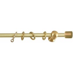 Anartisi Metal Curtain Rod Soto Mini Single Φ10mm 