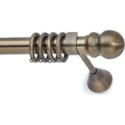 Anartisi Metal Curtain Rod Globe Φ35 Bronzed