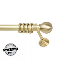 Anartisi Metal Curtain Rod Sfera Φ35 Polished Satined
