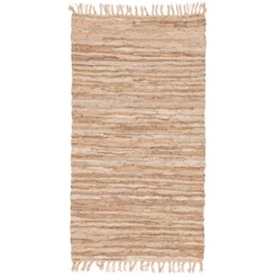 LEATHER RUG SOLID 130227-02E / Camel - 67099 LEATHER RUG SOLID 130227-02E / Camel
