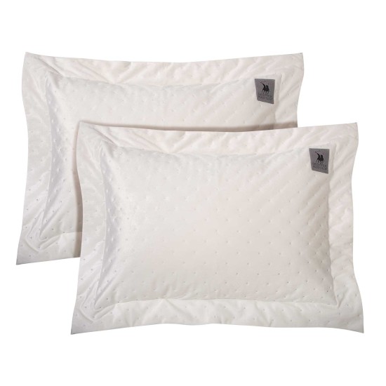 GREENWICH POLO CLUB PAIR OF PILLOWCASES 3429 WHITE