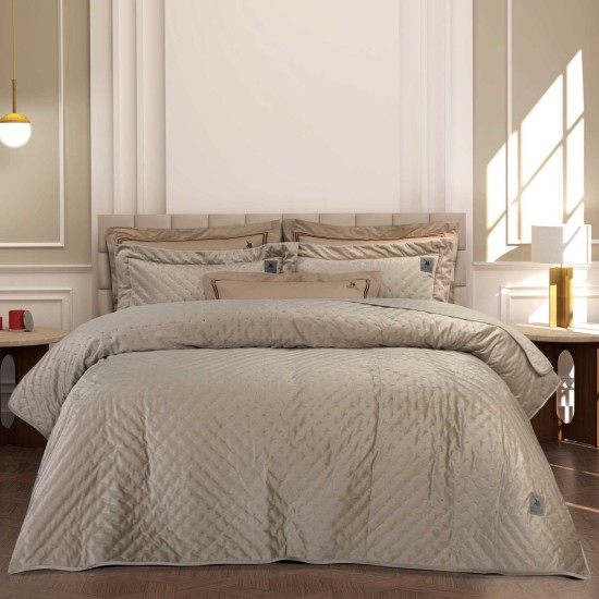 GREENWICH POLO CLUB BEDSPREAD KING 3432 BEIGE