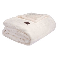 GREENWICH POLO CLUB ΚΟΥΒΕΡΤΑ FAUX FUR-FLANNEL ΥΠΕΡΔΙΠΛΗ 3451 ΙΒΟΥΑΡ