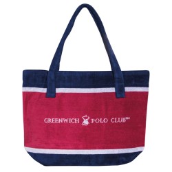 GREENWICH POLO CLUB BEACH BAG 55Χ40 3864 RED, WHITE, BLUE