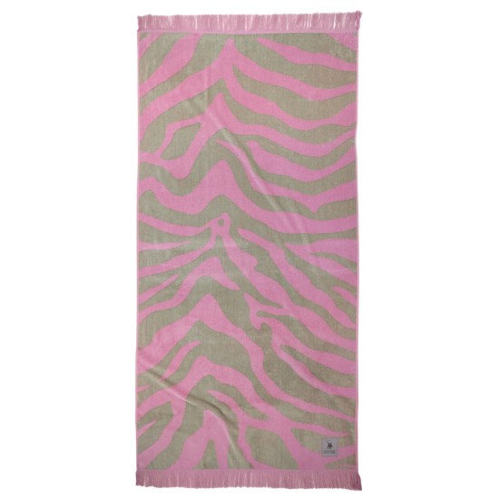 GREENWICH POLO CLUB BEACH TOWEL 90Χ180 3854 OLIVE, PINK