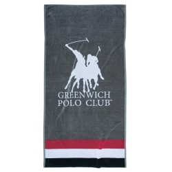 GREENWICH POLO CLUB ΠΕΤΣΕΤΑ ΘΑΛΑΣΣΗΣ 90Χ180 3867 ΓΚΡΙ, ΚΟΚΚΙΝΟ, ΛΕΥΚΟ