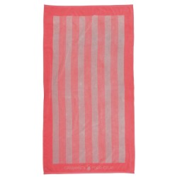GREENWICH POLO CLUB BEACH TOWEL 90Χ170 3887 OFF WHITE, CORAL