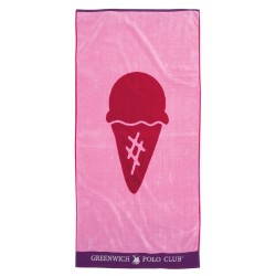 GREENWICH POLO CLUB BEACH TOWEL 70Χ140 3900 RED, PURPLE, PINK