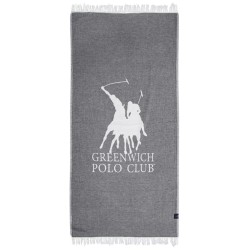 GREENWICH POLO CLUB BEACH TOWEL 85Χ170 3903 GRAY, IVORY