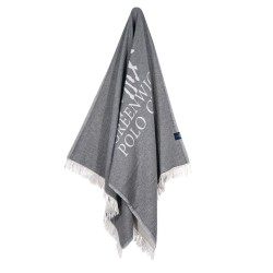 GREENWICH POLO CLUB BEACH TOWEL 85Χ170 3903 GRAY, IVORY