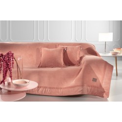 GUY LAROCHE SOFA THROW RUBICON CORALO 170X150