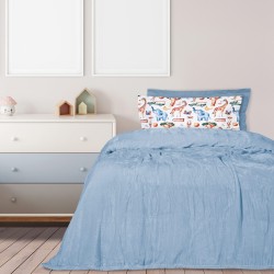DAS HOME ΚΟΥΒΕΡΤΑ VELOUR MONH 1344 ΓΑΛΑΖΙΟ DAS HOME ΚΟΥΒΕΡΤΑ VELOUR MONH 1344 ΓΑΛΑΖΙΟ