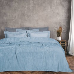 DAS HOME BLANKET VELOUR QUEEN 1344 LIGHT BLUE
