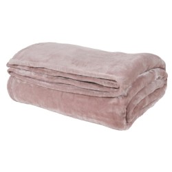 DAS HOME BLANKET VELOUR QUEEN 1346 PINK