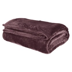 DAS HOME BLANKET VELOUR SINGLE 1347 POMEGRANATE