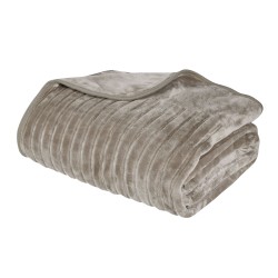 DAS HOME BLANKET VELOUR QUEEN 1350 TWINE