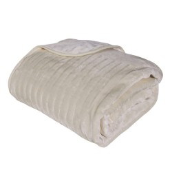 DAS HOME BLANKET VELOUR QUEEN 1351 BEIGE 
