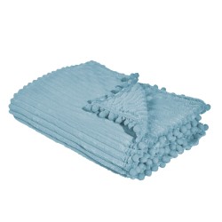 DAS HOME BLANKET FLEECE 220Χ240 1355 LIGHT BLUE