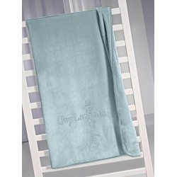 Βελουτέ Κουβέρτα Logo Indigo 110x140 Βελουτέ Κουβέρτα Logo Indigo 110x140