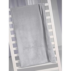 Βελουτέ Κουβέρτα Logo Silver 110x140 Βελουτέ Κουβέρτα Logo Silver 110x140