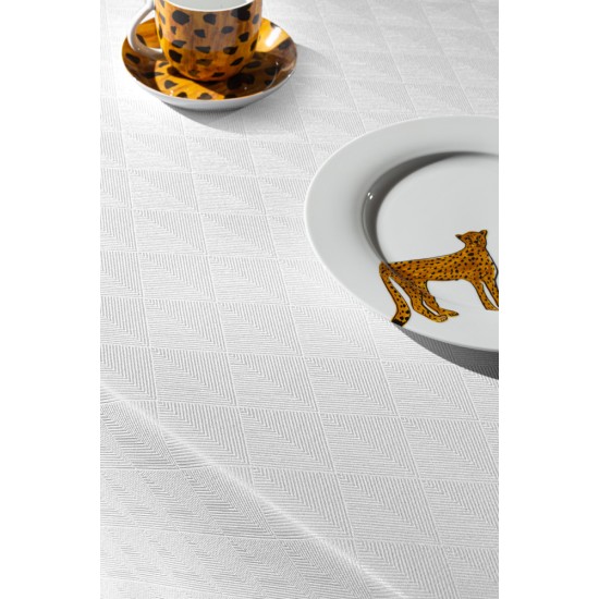 Tablecloth GUY LAROCHE MOTION WHITE 160X320