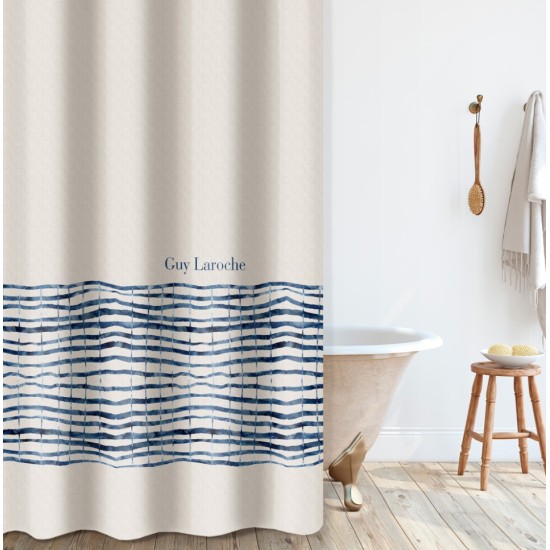 Azzam Denim Bathroom Curtain 240x185