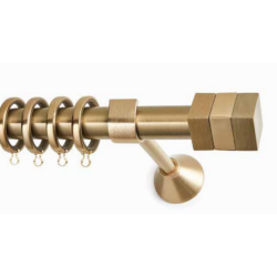 Anartisi Metal Curtain Rod Bara 3 Φ25 Oro Mat