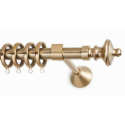 Anartisi Metal Curtain Rod Fiore Φ20 Oro Mat
