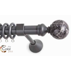 Anartisi Metal Curtain Rod LITHOS Φ25 MY - 07 / Granite