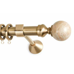 Anartisi Metal Curtain Rod LITHOS Φ25 Oro Mat / Honey