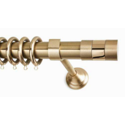 Anartisi Metal Curtain Rod Pegasos Φ35 Oro Mat
