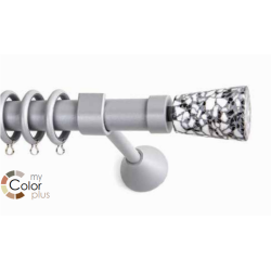 Anartisi Metal Curtain Rod IONIC Φ25 MY - 06 / Gray Mosaic