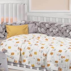 DAS BABY ΚΟΥΒΕΡΤΑ-ΜΟΥΣΕΛΙΝΑ 105X150 RELAX 6622 ΛΕΥΚΟ, ΠΟΡΤΟΚΑΛΙ DAS BABY ΚΟΥΒΕΡΤΑ-ΜΟΥΣΕΛΙΝΑ 105X150 RELAX 6622 ΛΕΥΚΟ, ΠΟΡΤΟΚΑΛΙ