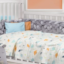 DAS BABY ΚΟΥΒΕΡΤΑ-ΜΟΥΣΕΛΙΝΑ 105X150 RELAX 6623 ΛΕΥΚΟ, ΜΠΛΕ, ΠΟΡΤΟΚΑΛΙ DAS BABY ΚΟΥΒΕΡΤΑ-ΜΟΥΣΕΛΙΝΑ 105X150 RELAX 6623 ΛΕΥΚΟ, ΜΠΛΕ, ΠΟΡΤΟΚΑΛΙ