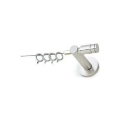 Anartisi Metal Curtain Rod Rigoto Single Nickel Satined / Wire Rope