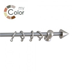 Anartisi Metal Curtain Rod Cono Mini Single Φ10mm MY - 04