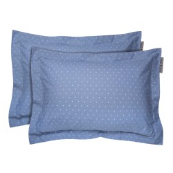GREENWICH POLO CLUB PAIR OF PILLOW CASES 2503 BLUE 