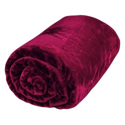 GREENWICH POLO CLUB BLANKET VELOUR SINGLE 3438 BORDEAUX
