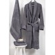 Naf Naf Bonjour Bathrobes - Dk Grey Naf Naf Bonjour Bathrobes - Dk Grey