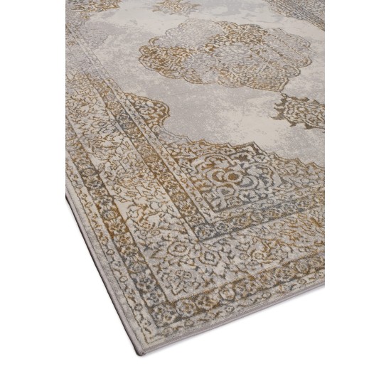 MODERN CARPET BIOKARPET Gossip 6341F SL Grey P Gold