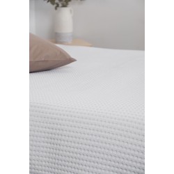BLANKET PIQUE NAF NAF Cotton Waffle Pique White