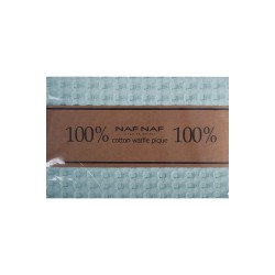 BLANKET PIQUE NAF NAF Cotton Waffle Pique Mint