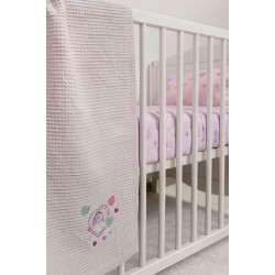 BIOKARPET Naf Naf Little Hearts 302 - Lila baby pique blanket