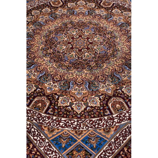 Classic machine carpet BIOKARPET Qum 2039 - Bordo