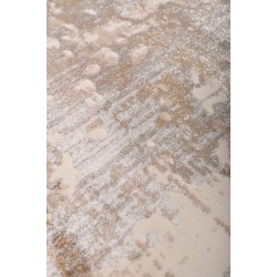 MODERN CARPET BIOKARPETGossip 9026B Cream Gold Round MODERN CARPET BIOKARPETGossip 9026B Cream Gold Round