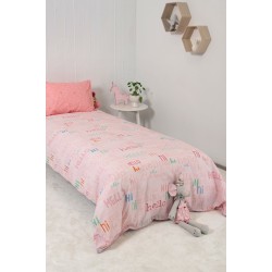 BIOKARPET Naf Naf Hello 354 - Pink set sheets