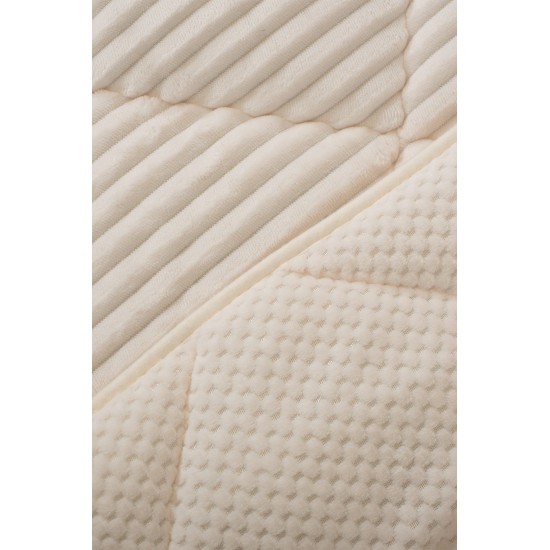 Κουβερτοπάπλωμα NAF NAF PREMIUM FURY BLANKET Cream